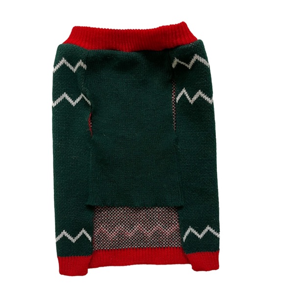 ⭐️ 4/$25 My Ugly X-Mas Sweater, Dog Fair Isle Christmas Pet Sweater, Size: Small - Picture 6 of 10